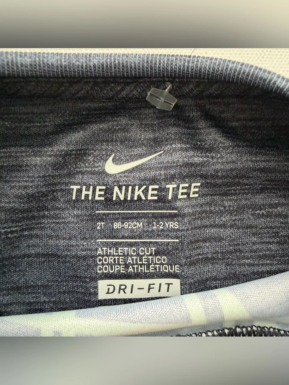 Nike Black & Green Dr Fit Logo Long Sleeve Tee Size 2T